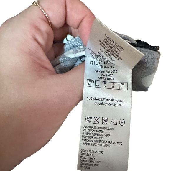 Nice Things Harmony Navy Dress Size 36 - Picture 4 of 6